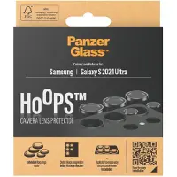 PanzerGlass Hoops Optic Rings Kameraschutz für das Samsung Galaxy S24 Ultra - Schwarz