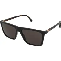 HUGO BOSS Herren BOSS 1490/S WR7/IR Gläser SONNENBRILLEN Plastik Schwarz / Havanna Grau Quadratisch