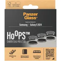 PanzerGlass Kameraprotektor Hoops Optic Rings für das Samsung Galaxy S24 - Black