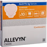 Smith&Nephew Allevyn AG Sacrum veliki pjenasti zavoj 22 x 22 cm 10 kom
