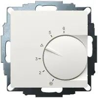 Eberle Controls 191873224102 UP-Raumregler, RAL9010 matt 55x55, 5-30C, AC 24V, 1Wechsler, 10A/5A bei DC 24 V Schaltleistung 30 W UTE 1032-RAL9010-M-55