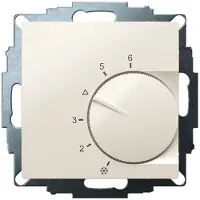 Eberle Controls 191873354402 UP-Raumregler, RAL1013 glänzend 55x55, 5-30C, AC 230V, 1Wechsler, 10A/5A, Temperaturabsenkung ca.4K UTE 1033-RAL1013-G-55