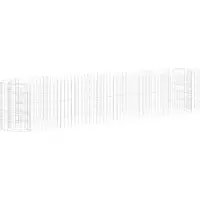 vidaXL Gabionen-Hochbeet Verzinktes Eisen 260x50x50 cm