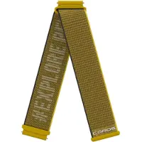 Coros -Armband, 22 mm, gelbes Nylon