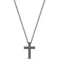 Police Geometric Metal Halskette