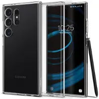 Spigen Samsung Galaxy S24 Ultra Hülle - Silikon - - Backcover/Soft Case - Transparent