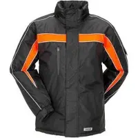 Planam Cosmic Jacke schwarz/orange XL XXL