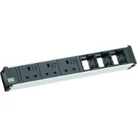 Bachmann 912.022 Steckdosenleiste 2xUK 5A 3xABD