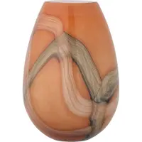 Bloomingville Blooming Stad Schal Vase | Orange | Glas | 82060656