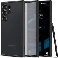 Spigen Samsung Galaxy S24 Ultra Hülle - Kunststoff - - Backcover/Hard Case - Schwarz