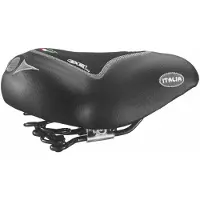 Selle Monte Grappa 1101 Max Comfort Gel Sattel Schwarz 200 mm Schwarz 200 mm