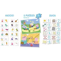 Educa Lernspiel Peppa Pig SuperPack 4 in 1 Educa