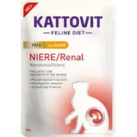Kattovit - Feline Diet Pouch Niere/Renal Paté 0,9 kg