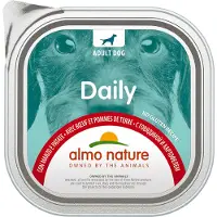 Almo Nature Daily mit Rind und Kartoffeln Hunde-Nassfutter