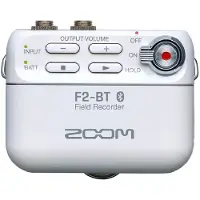 Zoom F2-BT Field Recorder mit Bluetooth und Lavalier-Mikrofon weiß