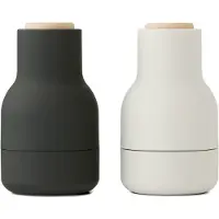 Audo Copenhagen - Bottle Gewürzmühle Small H11,5 Ash/Carbon 2-pack