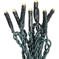 Hellum Lichterkette außen 40 LED warmweiß 3,9m mit Timer für Weihnachtsbaum 577297