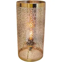 By Rydens Hermine Tischleuchte H28 cm Messing - , Hermine, Gold / Messing, für Wohnzimmer, Metall, Marokkanisch / Orientalisch