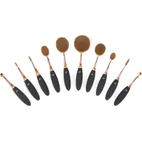 RIO Beauty A set of 10 make-up brushes