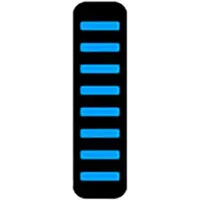 Rrp Proguard Bolt On V1 – vorne – Aufkleber – Mini – Cyan