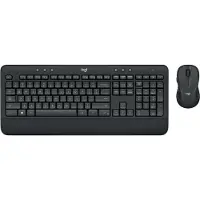 Logitech MK545 Advanced, Volle Größe (100%), Kabelgebunden, USB, QWERTZ, Schwarz, Maus enthalten