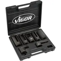 Vigor Lambdasonden Satz, V5676, Vierkant10 mm (3/8 Zoll), Vierkant12,5 mm (1/2 Zoll), Außen-Doppel-S
