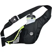 Six Peaks Waist Belt With Bottle Holder Schwarz