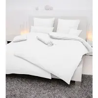 Janine Design Piano Bettwäsche-Garnitur Farbe weiss Größe 200x220 + 2x 80x80 cm