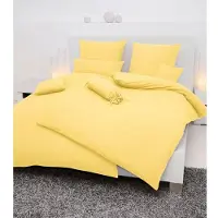 Janine Design Piano Bettwäsche-Garnitur Farbe gelb Größe 200x200 + 2x 80x80 cm