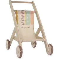 Miniland Holzpuppenwagen