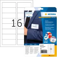 Herma Namens- und Textiletiketten , A4, 88,9 x 33,8 mm, selbstklebend, weiß, 320 Stück