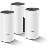 TP-LINK AC1200 + AV1000 Whole Home Hybrid Mesh Wi-Fi System, 3er Pack, Weiß, Intern, Mesh-System, Leistung, Dual-Band (2,4 GHz/5 GHz), Wi-Fi 5 (802.11ac)