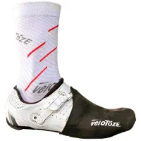 VeloToze Überschuh Toe Silicone Onesize Schwarz - wasserdichter Zehenschutz.