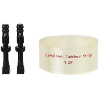 Effetto Mariposa Felgenband inkl. Ventilpaar flap caffélatex strip M - 29”-25-29mm ext
