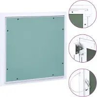 vidaXL Revisionsklappe mit Aluminium-Rahmen und GK-Einlage 400x400 mm