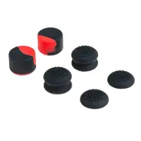 Nacon PS5THUMBGRIP, PlayStation 5, Kappe mit Daumengriff, Schwarz, Rot, Silikon, 110 mm, 80 mm