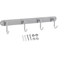 Intirilife Garderobenleiste mit 5 Haken