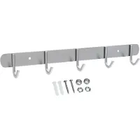 Intirilife Garderobenleiste mit 6 Haken