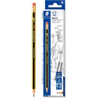 Staedtler Bleistift Noris 122, HB, mit Radiergummi