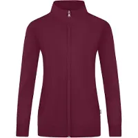 Jako Doubletex Sweatjacke Damen - Maroon