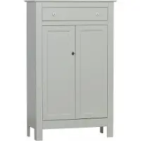 Woood Eva Kommode Sideboard Aus Gebürstete Kiefer, Grau