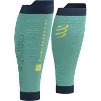 Compressport R2 3.0 Kompressionsstrümpfe Grün Schwarz, Größe Größe 4