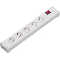 Ehmann Vario Combi 0105x0051 5fach Steckdosen-Modul mit Schalter
