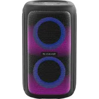 N-Gear LGP Juke 101, Verkabelt & Kabellos, Party Lautsprecher, Schwarz, Rechteck, Wasserdicht, Universal