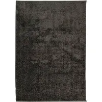 vidaXL Teppich ISTAN Hochflor Glänzend Anthrazit 120x170 cm