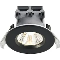 Nordlux Fremont 1-Kit IP65 2700K LED Einbauleuchte dimmbar 4,5W IP65 Schwarz warmweiss 2310026003