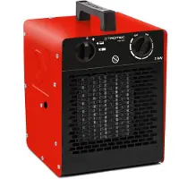 Trotec Keramik Heizlüfter TDS 20 C Elektroheizer inkl. Mehrstufen-Temperaturregelung bis 3.000 Watt (3 kW) Bauheizer mit Thermostat