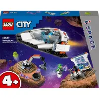 LEGO City Bergung eines Asteroiden im Weltall, Weltraum-Spielzeug mit Raumschiff, Raumstation, 2 Minifiguren und eine Alien-Figur, Geschenk für Kinder, Jungs und Mädchen ab 4 jahren 60429