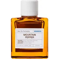 Korres Fragrance Mountain, Weiblich, Eau de Toilette, 50 ml, Orange, Litsea cubeba, Bergamotte, Pfeffer, Rosmarin, Rose, Moschus, Laubmoose, Bernstein