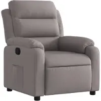 vidaXL Relaxsessel Taupe Stoff